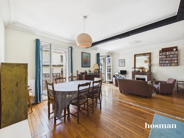 Coup de coeur - Duplex en dernier étage- 4 pièces de 75m² - charme de l'ancien - Rue 8 Rue Riquet, Paris