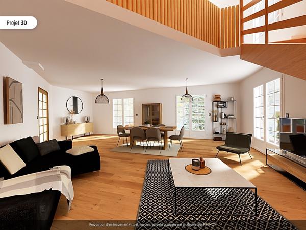 Grilly (01220) MAISON 8 PIECES, 4 CHAMBRES + TERRAIN & ESPACE PROFESSIONNEL – Z.A GRILLY (01220)