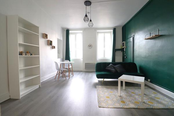 Appartement 1 chambre, avec terrasse, Nevers, proche centre-ville, proche ISAT, 2 heures de Paris