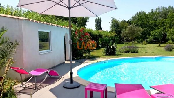 Maison au calme avec grand jardin et piscine, sans vis-à-vis