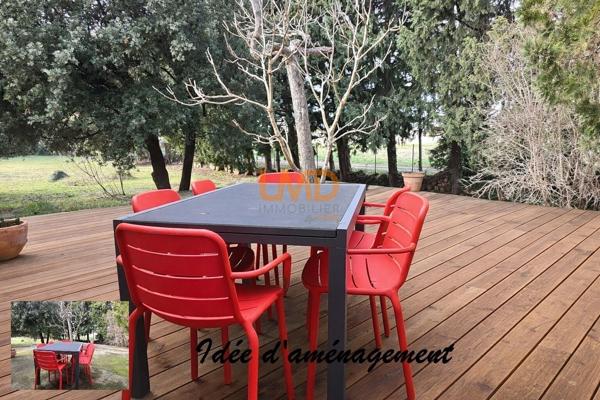 Maison au calme avec grand jardin et piscine, sans vis-à-vis