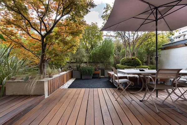 Appartement familial avec terrasse arborée