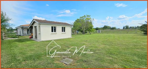 Magnifique terrain 2eme ligne avec bâti 22m²