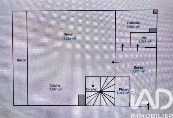 Appartement à vendre 2 pièces 56 m² La Chapelle-Saint-Luc