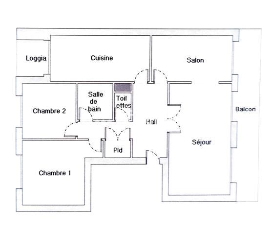 Appartement 4 pièces - 83 m² Exclusivité efficity