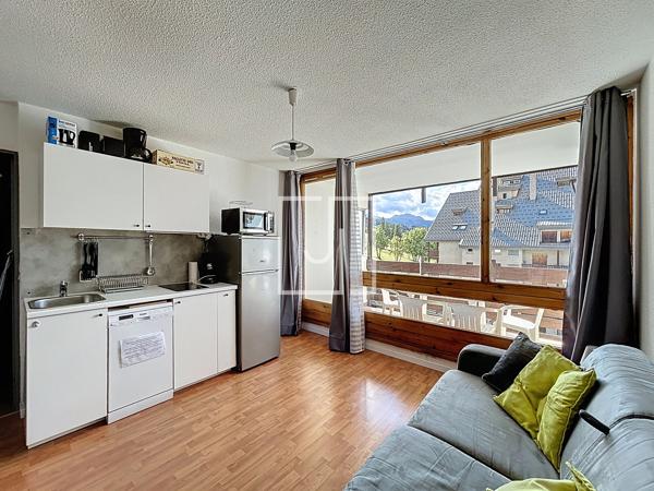 Studio 22,61 m² avec grand balcon au cœur de la station du Sauze – Idéal résidence secondaire ou investissemen Détails des diagnostics énergétiques