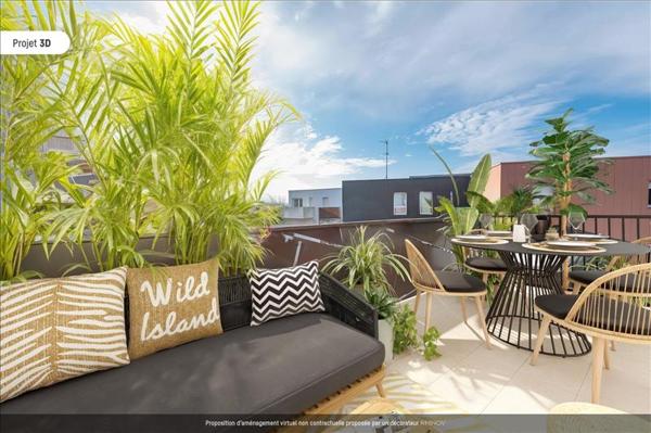 Appartement à vendre |  Saint-Herblain |  3 pièces | 63 m²