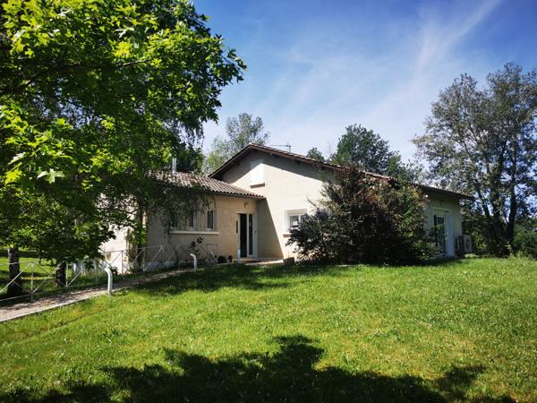 Maison traditionnelle 125m2 avec sous sol complet sur terrain 3 554m2 à Marciac