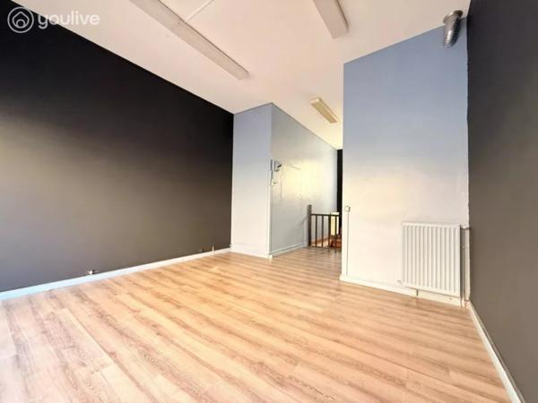Local commercial centre-ville – 29 m² + sous-sol 27 m2 – Saint-Valery-en-Caux
