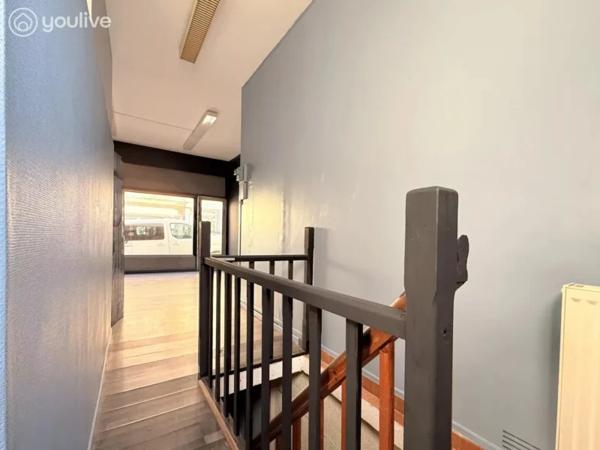 Local commercial centre-ville – 29 m² + sous-sol 27 m2 – Saint-Valery-en-Caux