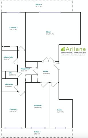 SURESNES - PLATEAU OUEST - APPARTEMENT FAMILIAL CHALEUREUX 4/5 PIÈCES - 3 CHAMBRES