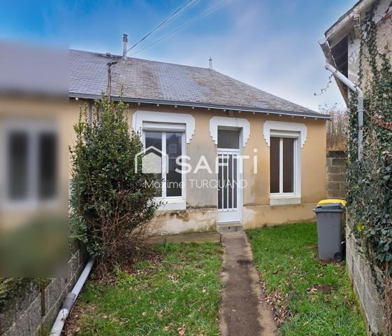 Maison 92m², 2/3 chambres, 310m² de terrain.