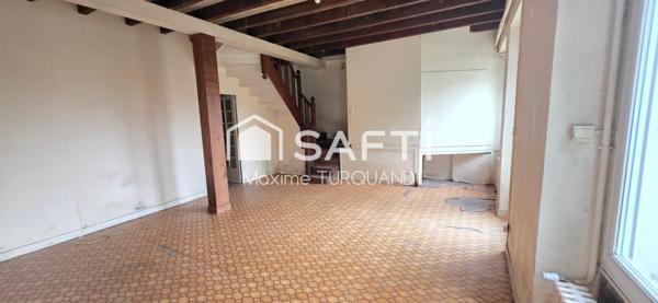 Maison 92m², 2/3 chambres, 310m² de terrain.