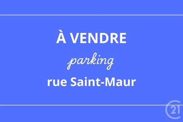 Parking à vendre  12 m 2   PANTIN  - 93