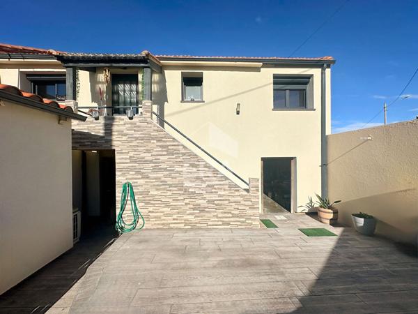 Perpignan proche Toulouges - Maison 4 pièces à vendre avec jardin et studio indépendant
