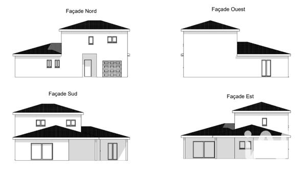 Terrain à vendre 2 000 m² Gensac