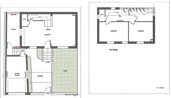 92 COURBEVOIE – FAUBOURG DE L’ARCHE – MAISON 4 PIÈCES – 3 CHAMBRES – JARDIN PLEIN SUD – GARAGE –