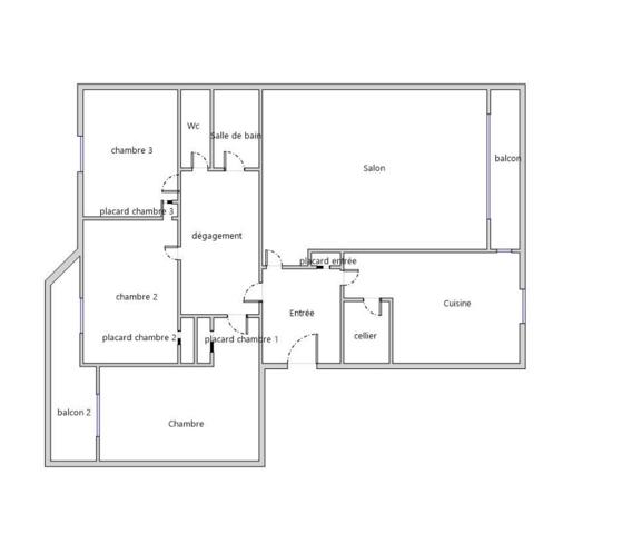 Appartement 4 pièces - 88 m²