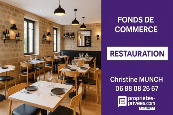 VEXIN PROCHE PONTOISE - BEAU RESTAURANT AVEC TERRASSE ET APPARTEMENT