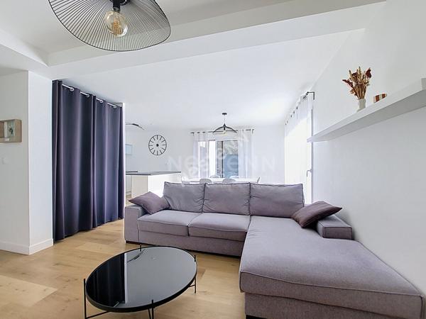 Orvault  : A 3 kms du Bourg, en campagne, maison récente de 2018, état impeccable, belles prestations, 3 chambres, pièce de vie lumineuse, terrasse, petit jardin.