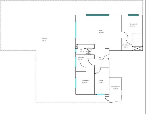 Appartement à vendre 3 pièces 130 m² Le Cannet