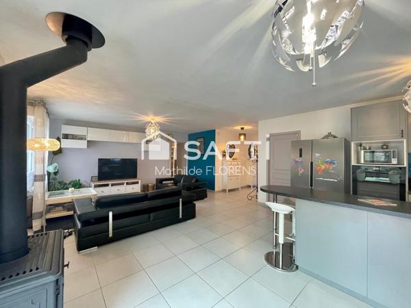 Maison familiale au calme avec un poêle à bois