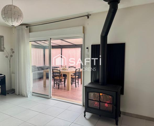 Maison familiale au calme avec un poêle à bois