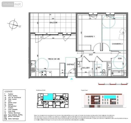 Appartement à vendre à Bourg-en-Bresse dans l'Ain (01000), ref : 01083-1901
