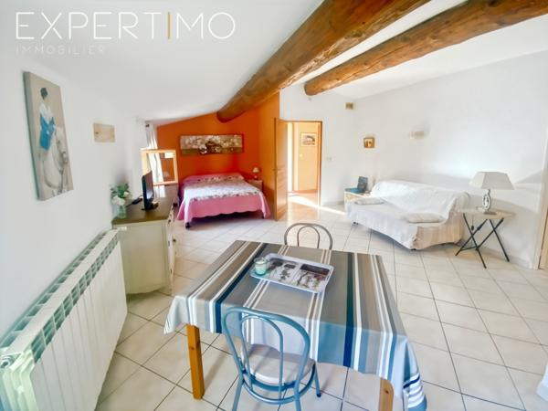 Bonnieux (84480) studio vue sur Bonnieux piscine