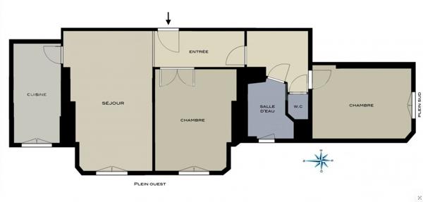 Appartement à vendre 3 pièces 60,13 m² Paris 14