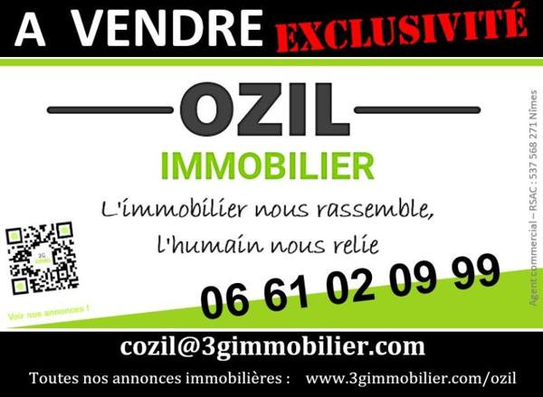 Vente / Terrain constructible à Saint-Privat-des-Vieux (30340)