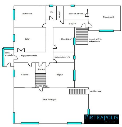 maison familiale - piscine - jardin 1000m2 -calme - centre ville