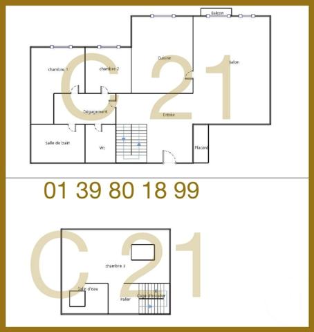 Appartement F4 à vendre  4 pièces - 83,04 m2 SANNOIS - 95