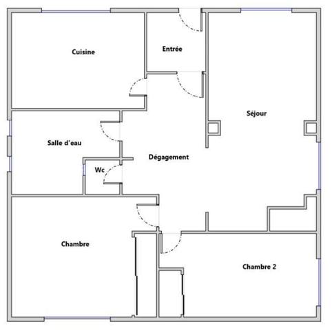 Maison 3 pièces - 92 m²