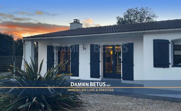 Maison à vendre 5 pièces JARD SUR MER (85), plain-pied, 4 chambres, jardin