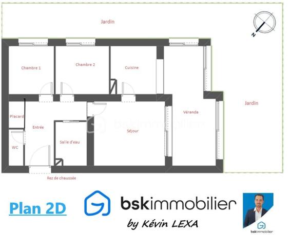 Appartement de 53,91 m²