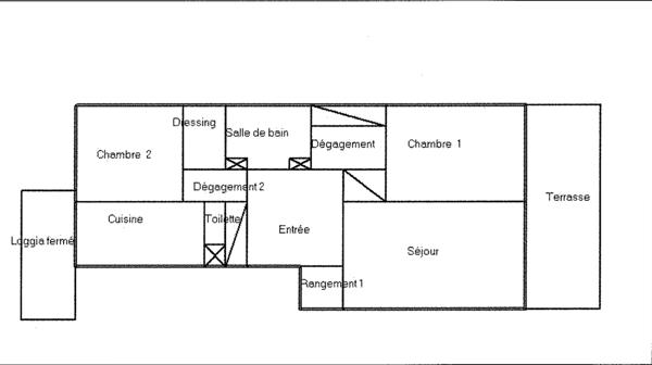 Cannes-Picaud : 3-4 pièces, terrasse, vue mer