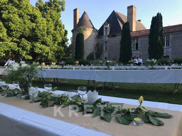 CHÂTEAU HISTORIQUE DU XVIᵉ SIÈCLE – 45 HECTARES – À 50 MINUTES DE LA ROCHELLE