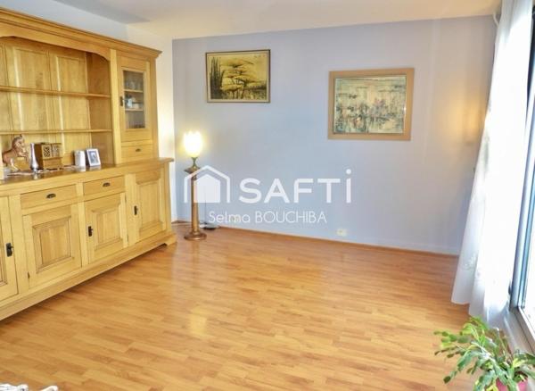 Appartement 3 pièces de 65 m² –  Lumineux avec balcon