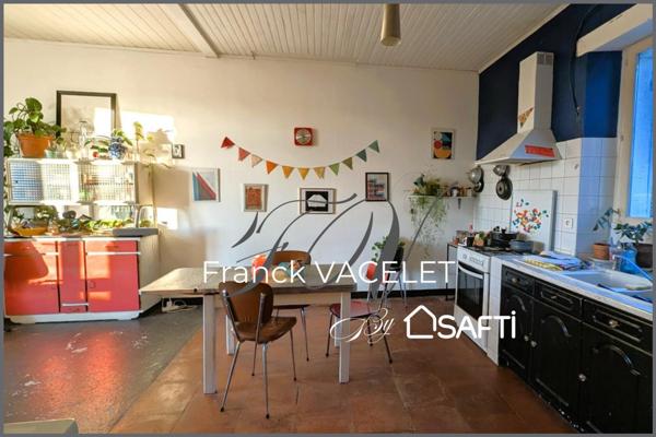 Maison de ville avec jardin et garage