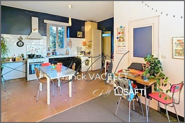 Maison de ville avec jardin et garage