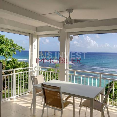 T1 vue mer panoramique - Piscine et plage privative - Résidence sécurisée
