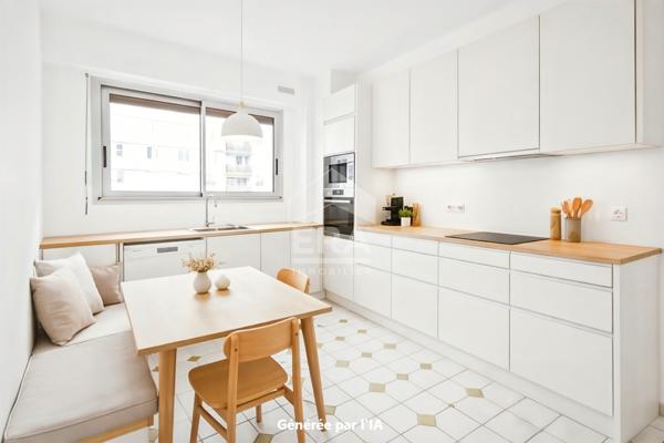 3 pièces 86 m²  Lumineux - Métro L13- Cave & Parking