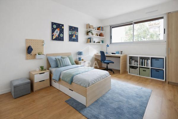 3 pièces 86 m²  Lumineux - Métro L13- Cave & Parking