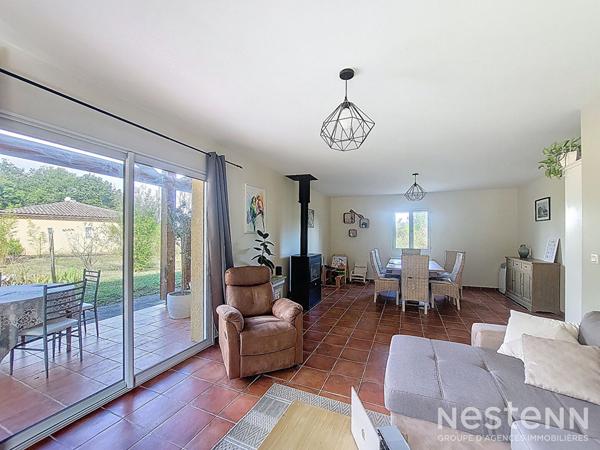 À vendre : Maison contemporaine de 153 m² avec demi-sous-sol à Gondrin, sur terrain de 3500 m²