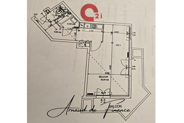 Appartement 1 pièce - 36 m²