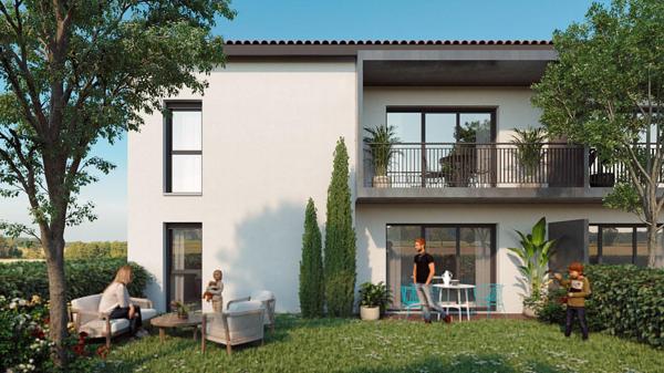 T3 de 66 m² avec parking, balcon, sans vis-à-vis