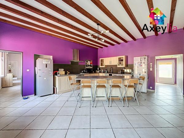 Marcigny (71110) A VENDRE - SECTEUR MARCIGNY - MAISON DE FAMILLE SUR TERRAIN AVEC DEPENDANCES ET PISCINE