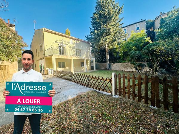 MONTAGNAC villa de 131 m² avec jardin arboré et grand garage de 95m²