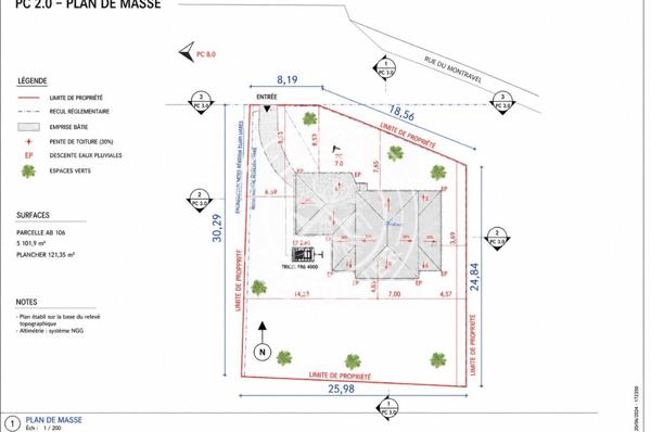 ROURA à construire maison duplex T4